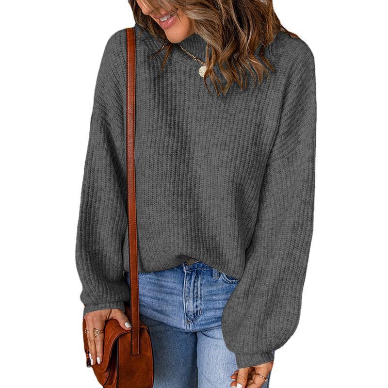 Chunky knit sweater for women with relaxed fit and wide sleeves Lune London