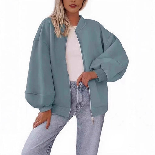 Ladies Oversized Chic Sweat Jacket