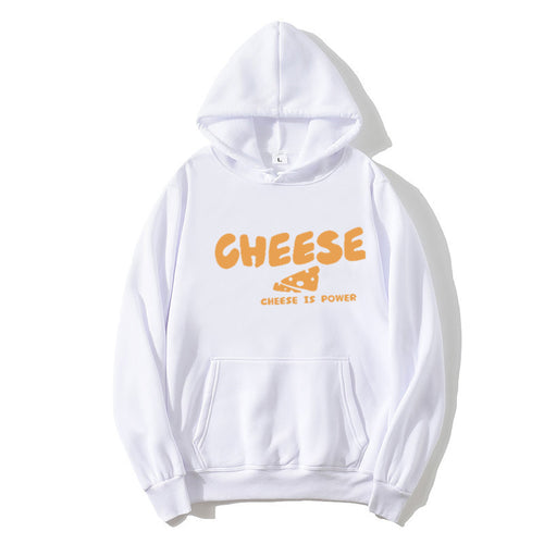 Women's hoodie with humorous cheese design Chic & Stil