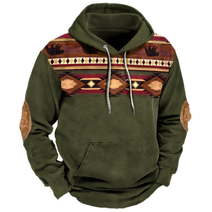Men's hoodie with western and cowboy design Lune London
