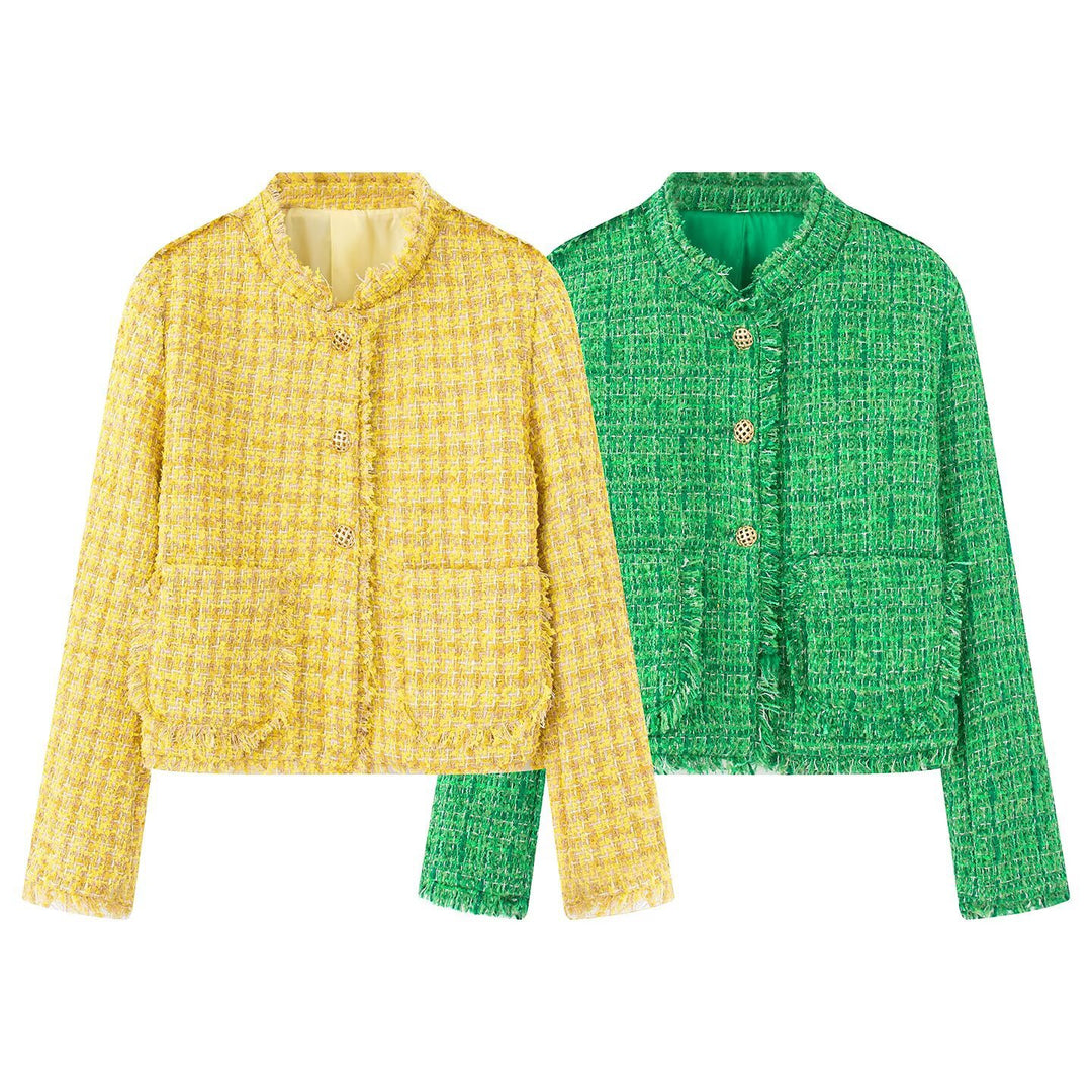 Veste en tweed élégante pour femmes Chic & Stil
