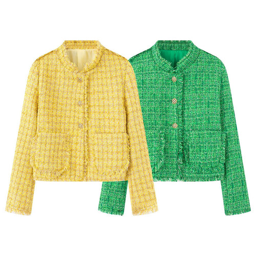 Veste en tweed élégante pour femmes Chic & Stil