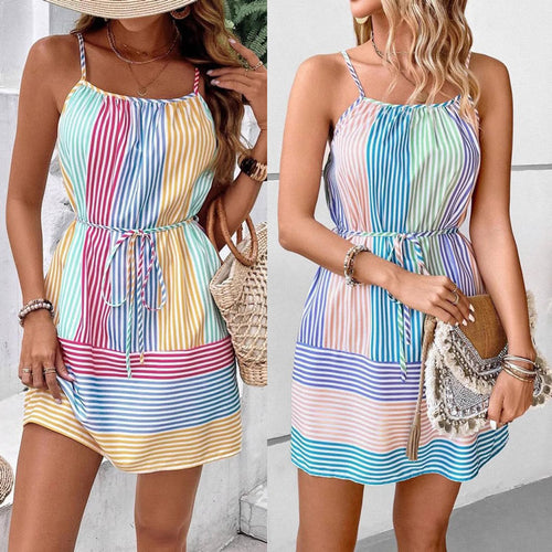 Casual striped summer dress for women Amarae
