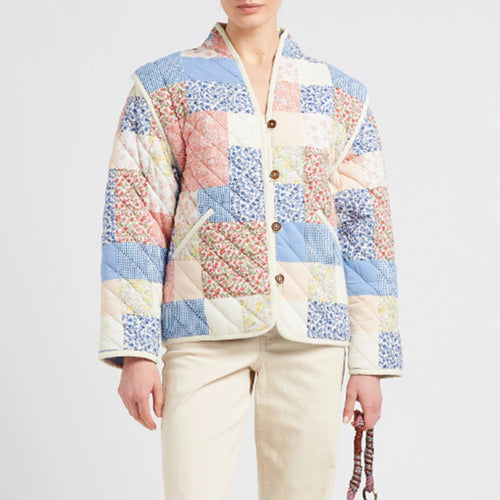 Ladies Patchwork-Quilted Chic Jacket and Style