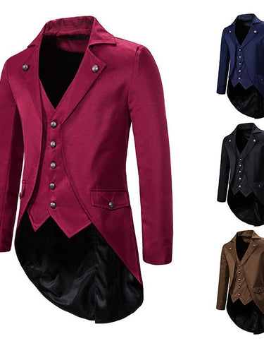 Elegant coat for men with asymmetrical cut and refined details Amarae