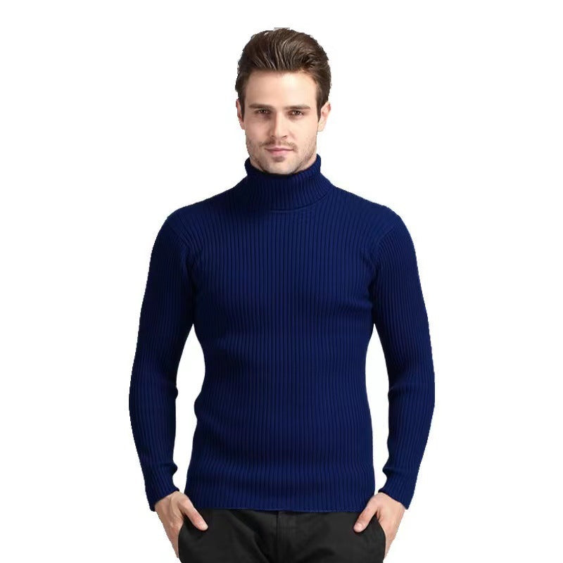 Women’s turtleneck sweater with an elegant ribbed structure Lune London