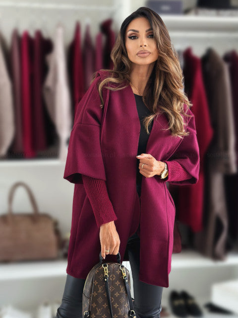 Women's hooded coat made of high-quality material with structured design Amarae