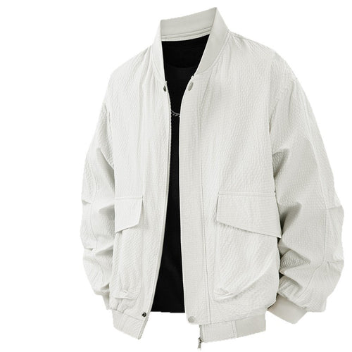 Casual bomber jacket for men with practical pockets Amarae
