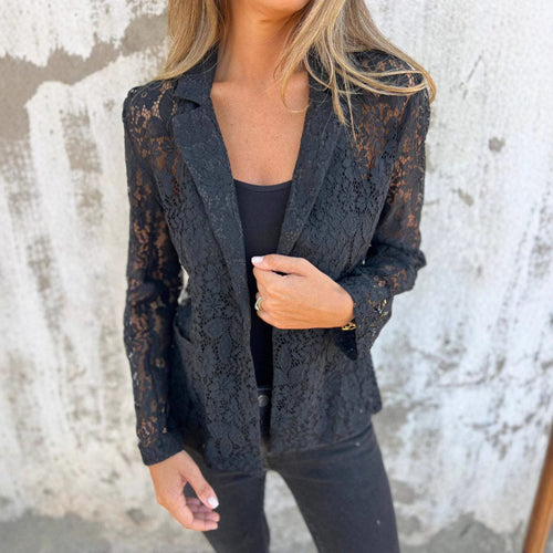 Lace blazer for women with a feminine style featuring delicate lace elements Amarae