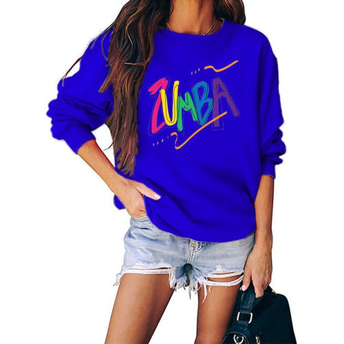 Sweatshirt pour femmes avec un design Zumba moderne et une coupe décontractée Chic & Stil