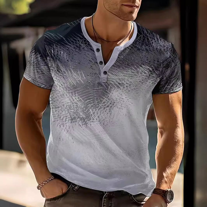 Amarae Structured Henley T-shirt for Men