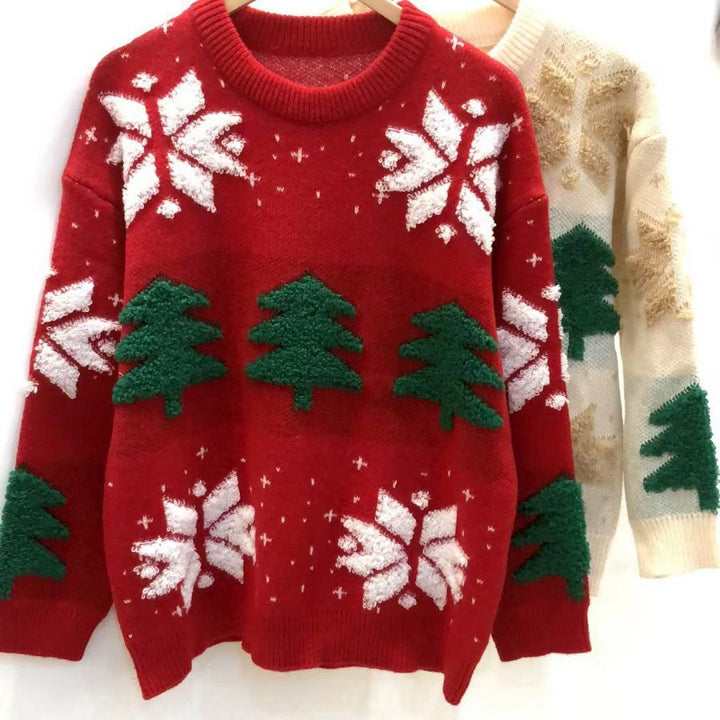 Lune London Christmas Knit Sweater for Women