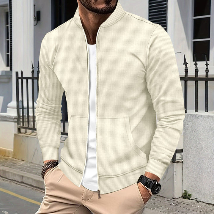 Sport leisure jacket for men with zipper and practical pockets Lune London