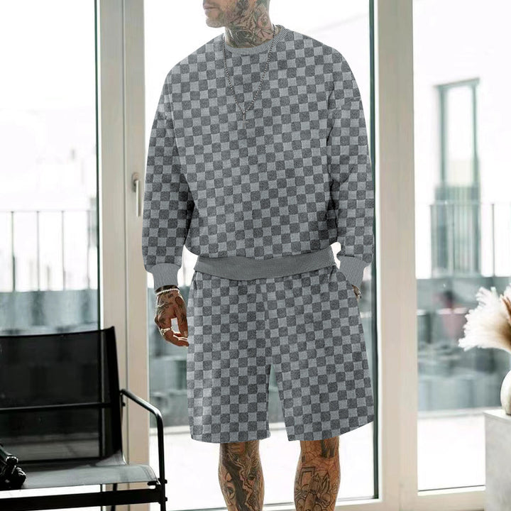 Lune London casual sweatshirt and shorts set for men