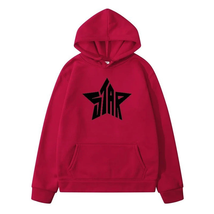 Women's hoodie with stylish star motif Chic & Stil