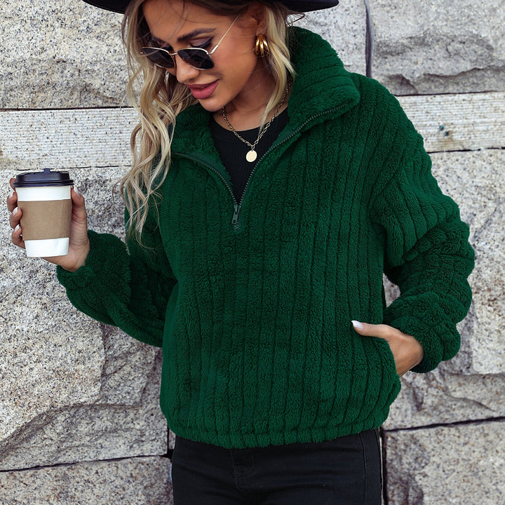 Ladies cozy fleece sweater Lune London