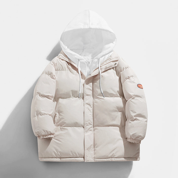 Ladies winter down jacket with integrated hood Amarae