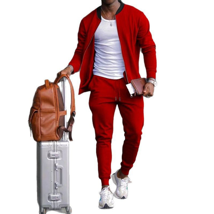 Men's sporty travel set with light jacket and jogger pants Lune London