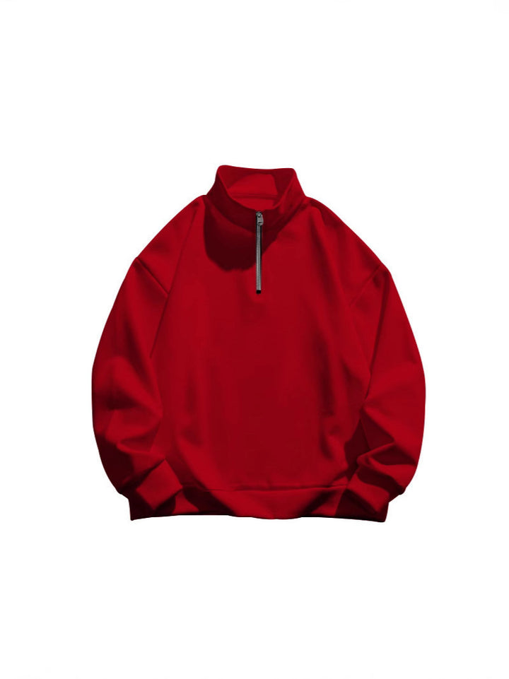 Women's sweatshirt with high collar and zipper Amarae