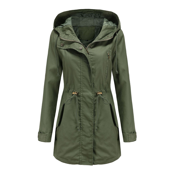 Functional jacket for women with adjustable waist and zipper Lune London