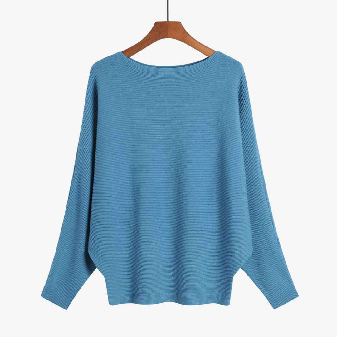 Oversized knitted sweater for women with a refined ribbed design and a loose fit Lune London