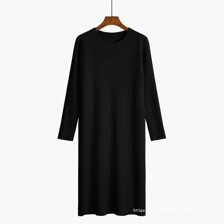 Knitted dress for ladies with a fine ribbed structure Lune London