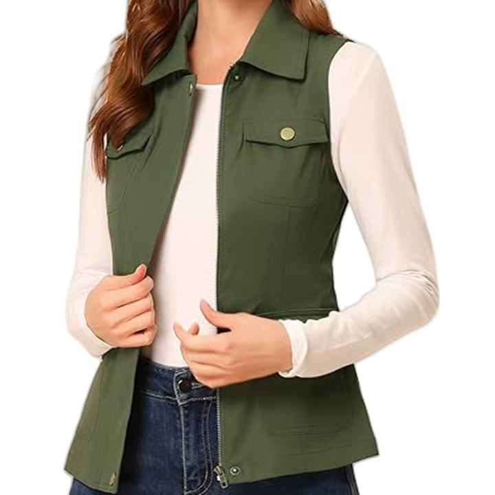 Functional camping jacket for women with pockets and zipper Lune London