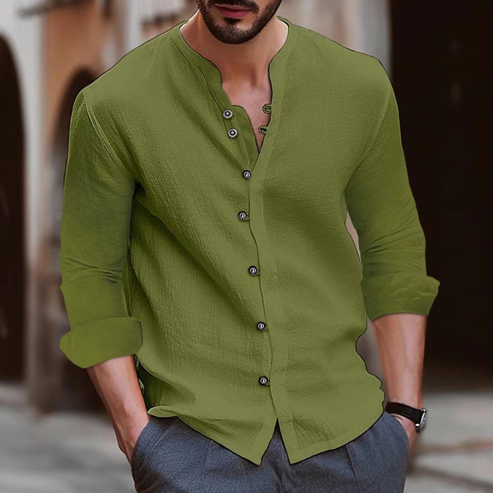 Casual shirt for men with button placket and modern fit Lune London