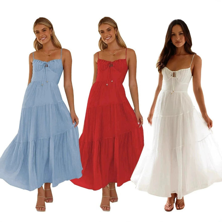 Lune London Women's Adjustable Strap Maxi Dress