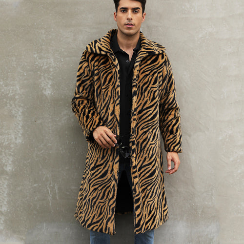 Trendy animal print coat for men Amarae