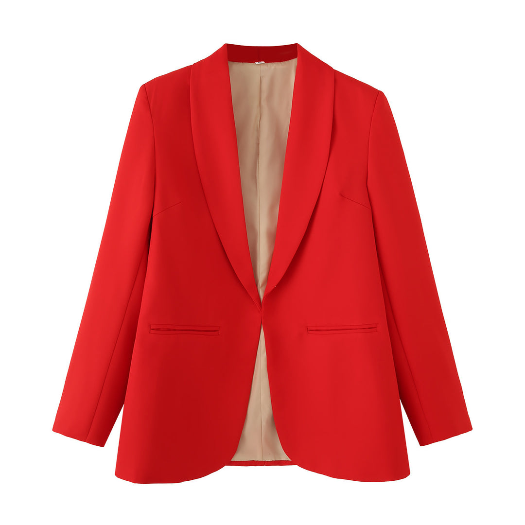 Elegant blazer jacket for women with a modern cut and structured pockets Lune London
