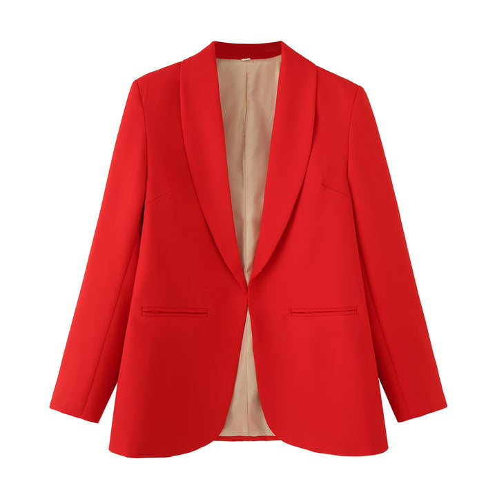 Elegant blazer jacket for women with a modern cut and structured pockets Lune London
