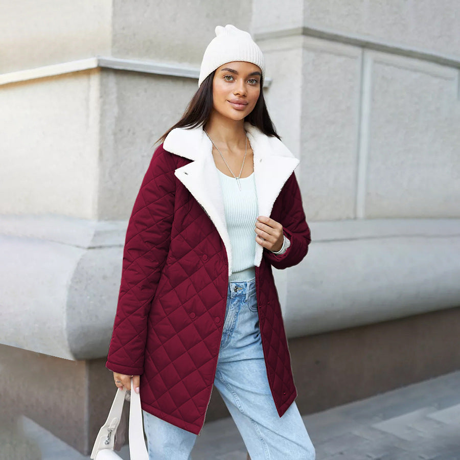 Amarae Women's Quilted Wool Jacket