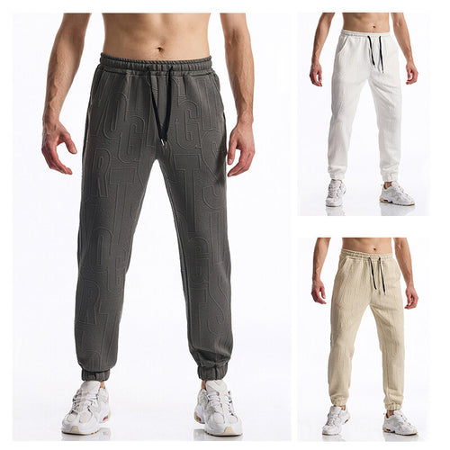 Men's sporty leisure pants with elastic waistband and side pockets Amarae