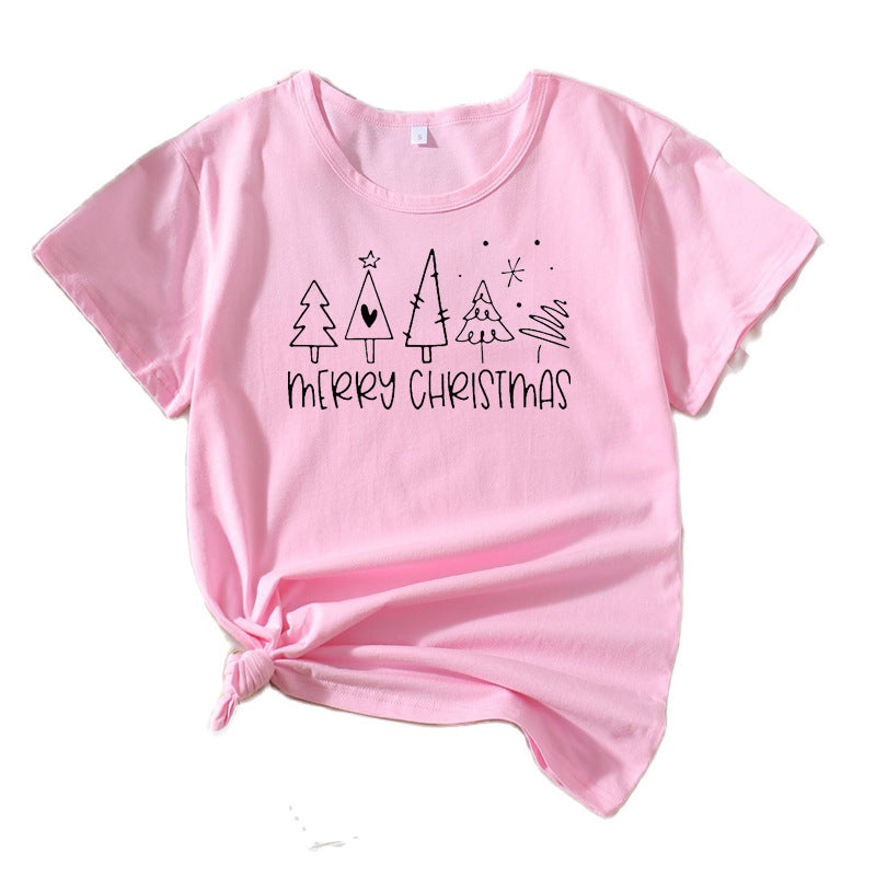 Women’s comfortable chic holiday graphic T-shirt