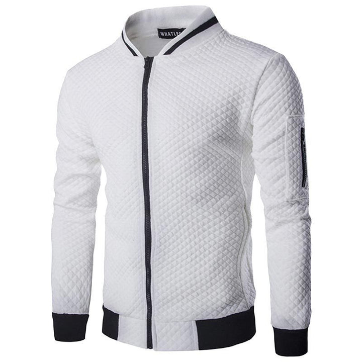 Casual quilted jacket for men with full zip and side pockets Lune London