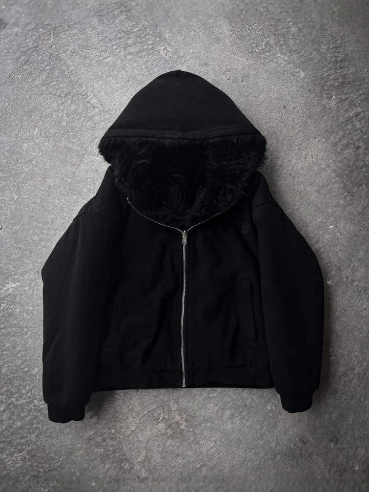 Veste à capuche douce et chaude pour femmes Chic & Stil