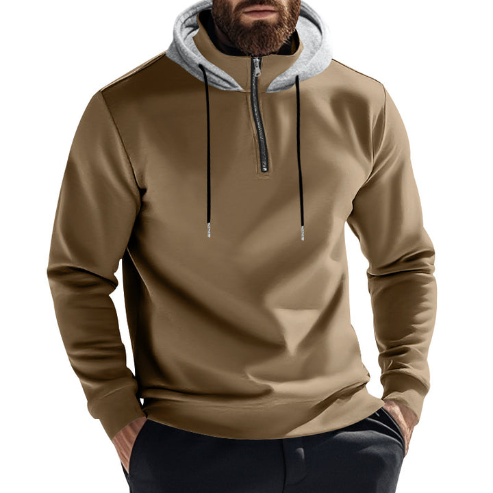 Men's hoodie with modern zipper and stylish cut Lune London