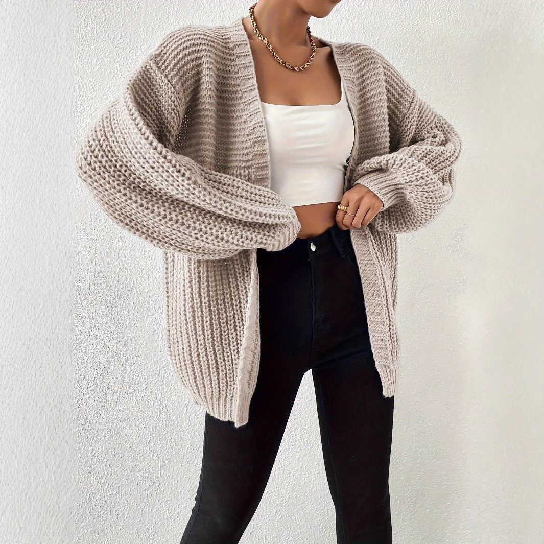 Casual cardigan for women with oversized cut and soft material Lune London