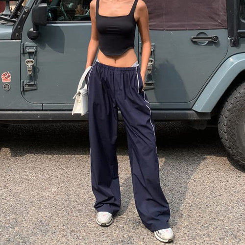 Women's Sporty Pants with Loose Fit and Elastic Waistband Amarae