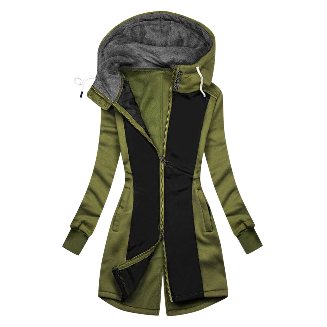 Women's sporty windbreaker jacket with high collar and warm inner lining Lune London