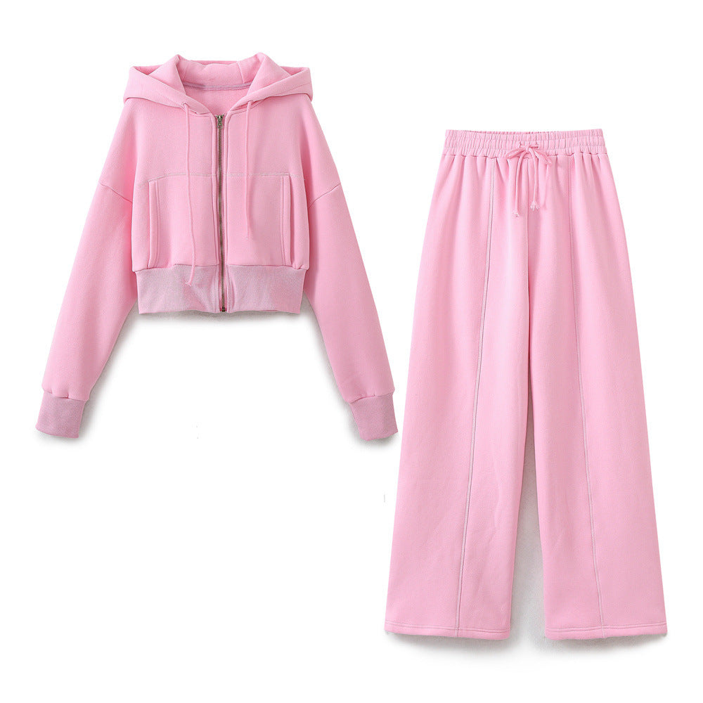 Lune London women's cropped hoodie set and jogger pants