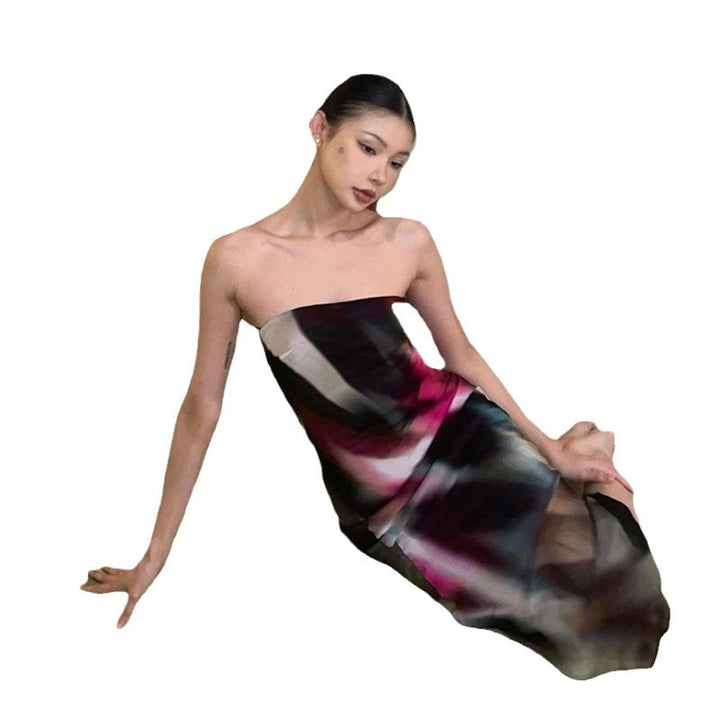 Strapless evening dress for women Lune London