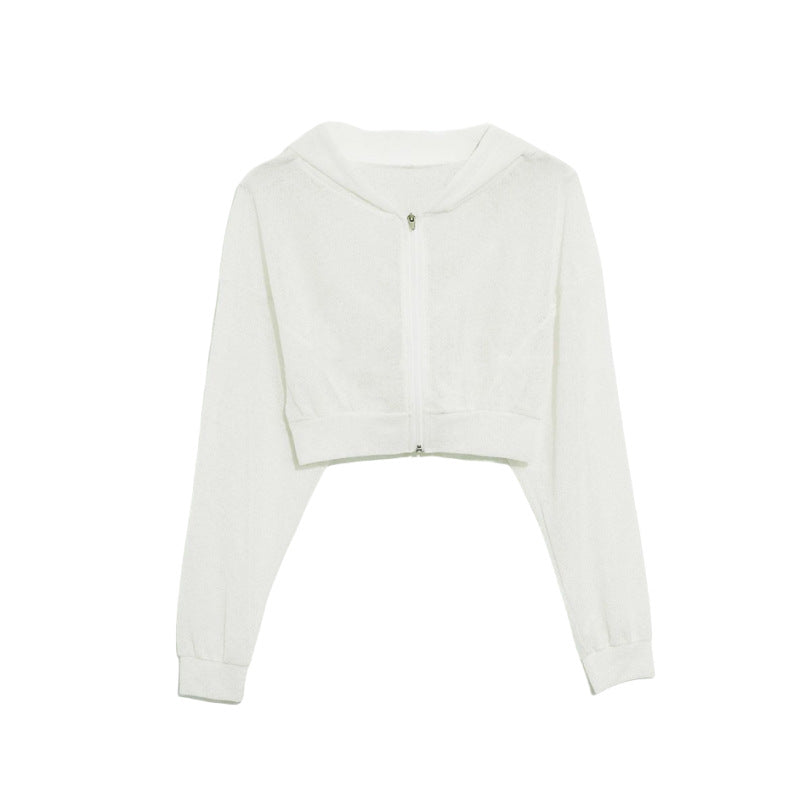 Veste de transition légère pour femmes avec capuche et fermeture éclair complète Chic & Stil