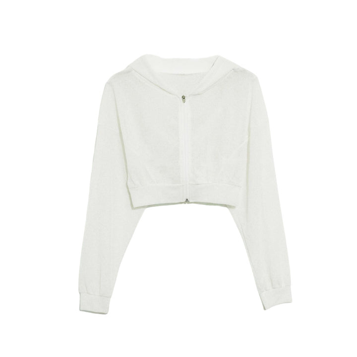 Veste de transition légère pour femmes avec capuche et fermeture éclair complète Chic & Stil