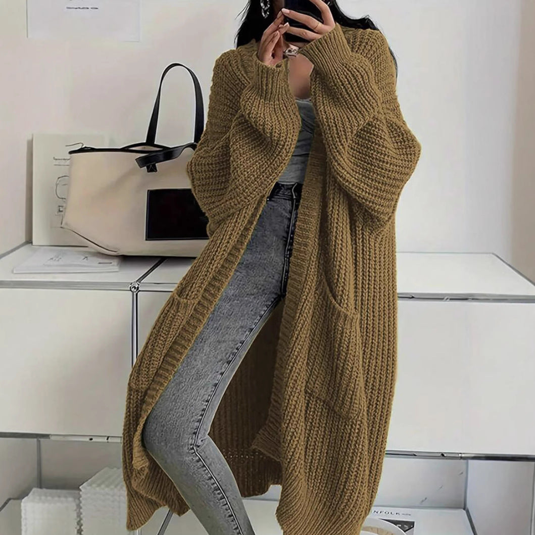 Oversized knitted coat for women Lune London