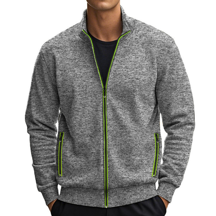 Men's high-quality training jacket with breathable structure and trendy zip Chic and style