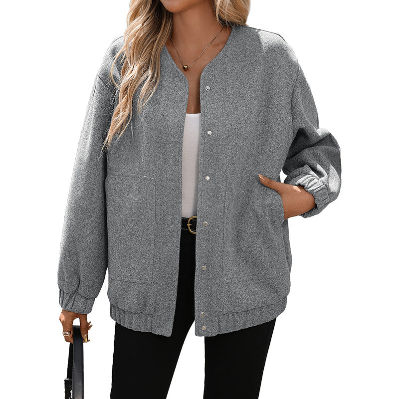 Oversized wool blend jacket for women Lune London