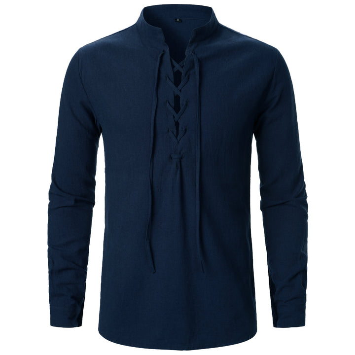 Men Long Sleeve T-shirt with Laces Lune London
