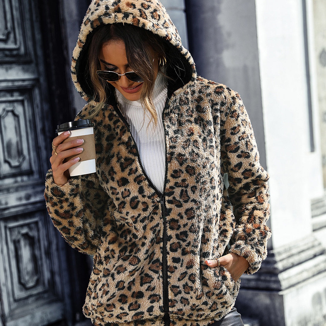Ladies fleece jacket Leo cozy Lune London